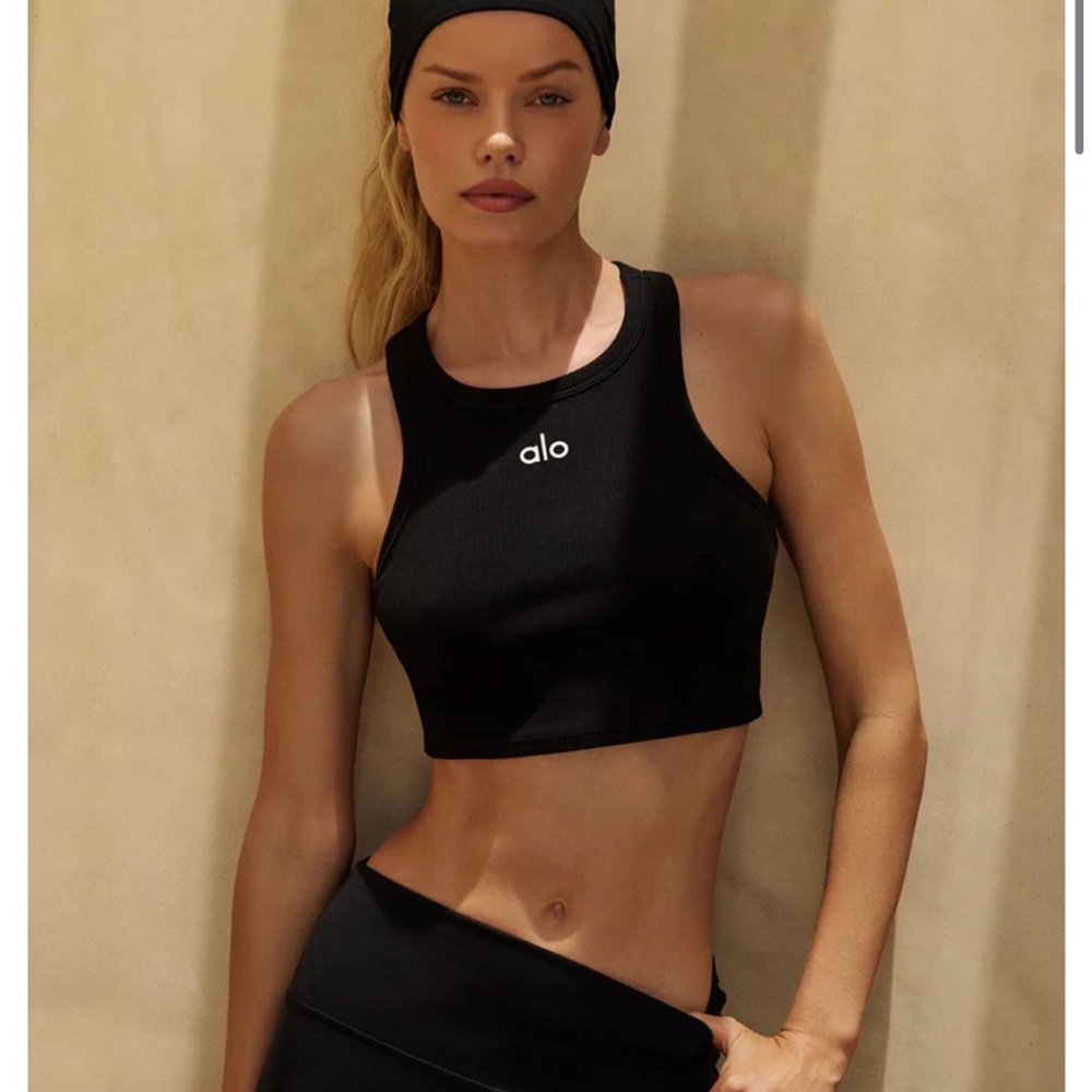 ALO Yoga Black Aspire Tank